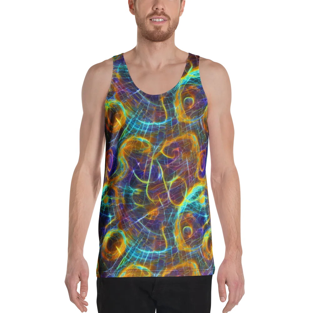 Sonic Vortex on Men's Tank Top — Front