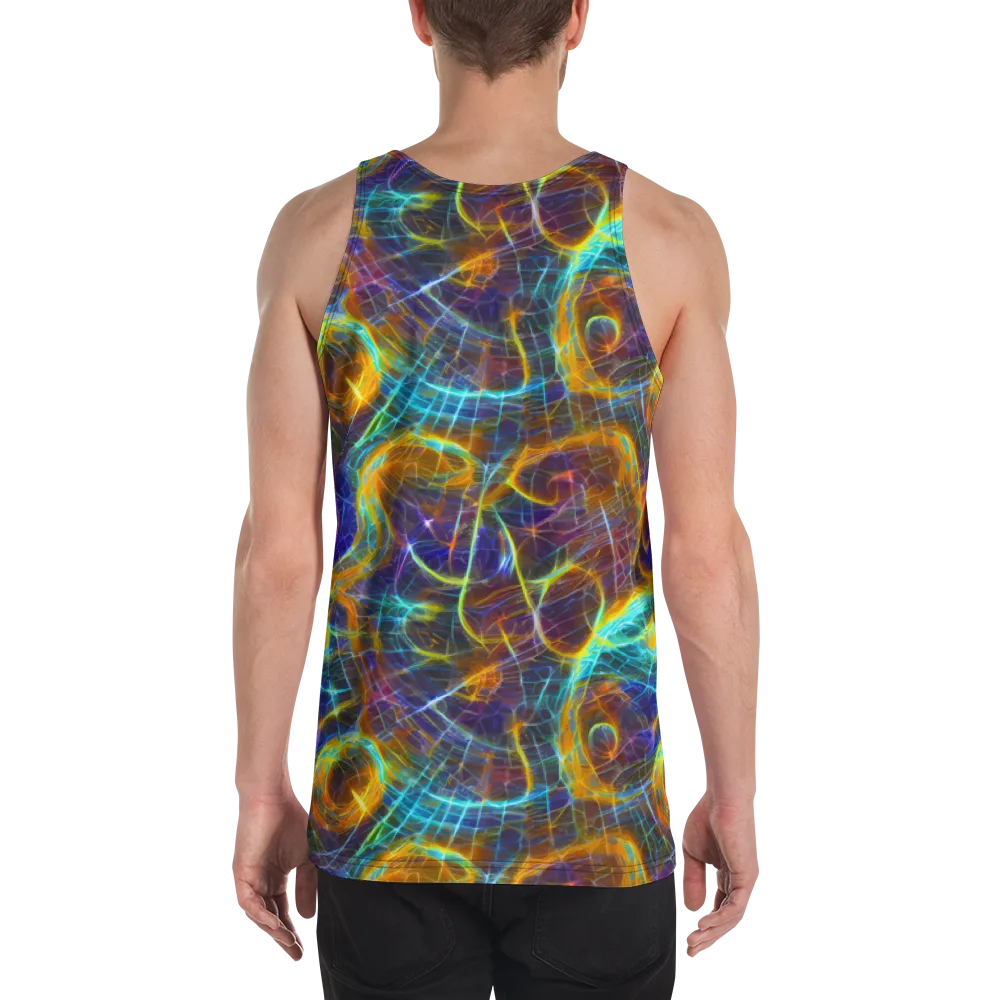 Sonic Vortex on Men's Tank Top — Back