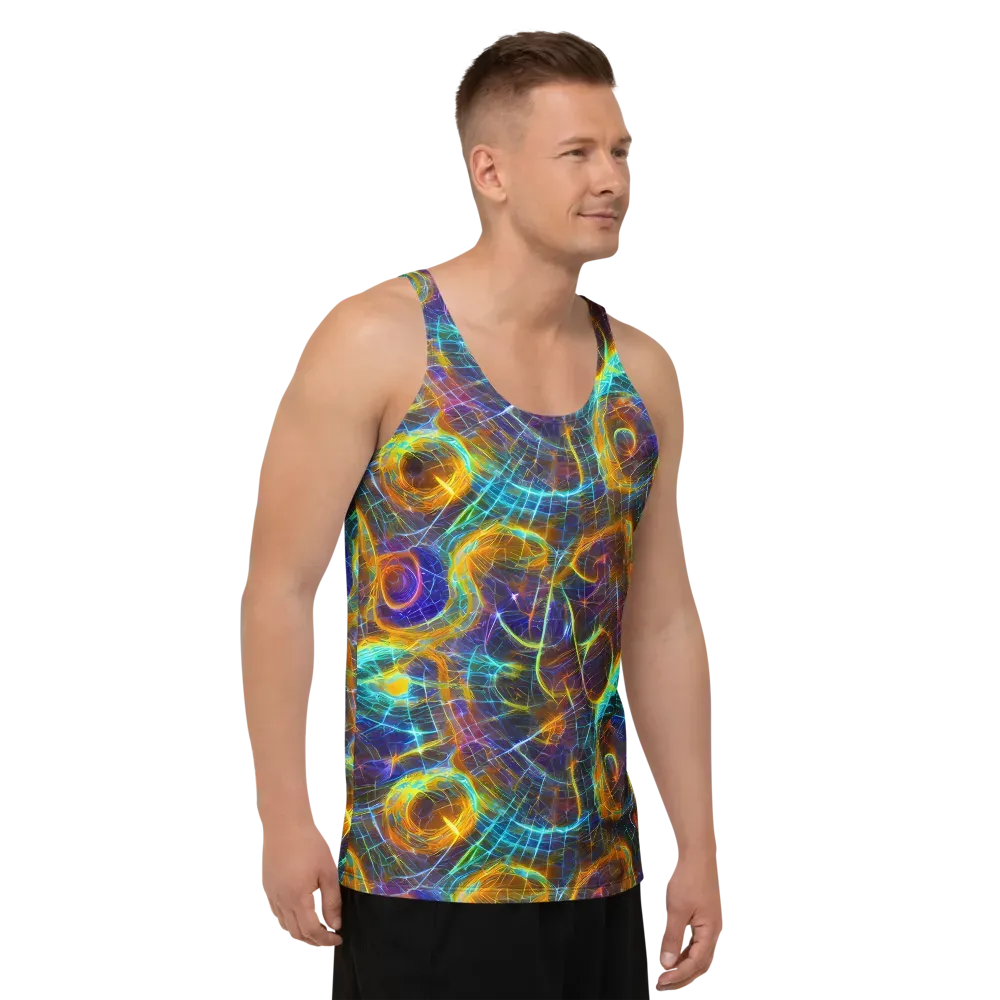 Sonic Vortex on Men's Tank Top — Right Front