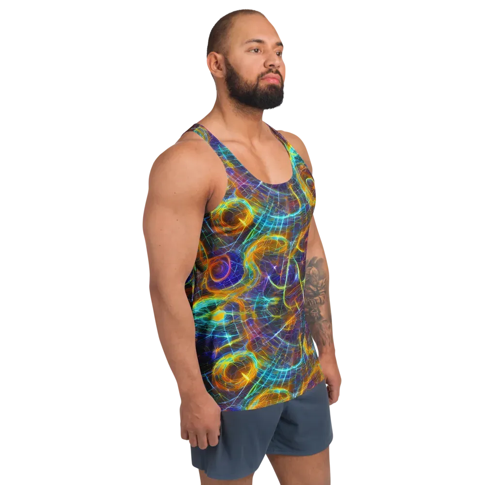 Sonic Vortex on Men's Tank Top — Right Front