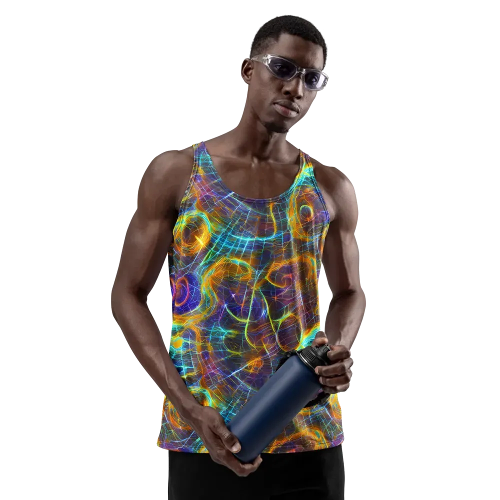 Sonic Vortex on Men's Tank Top — Front