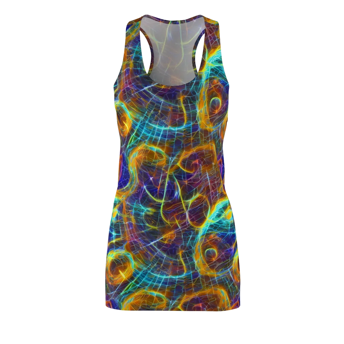 Sonic Vortex on Racerback Dress — Front