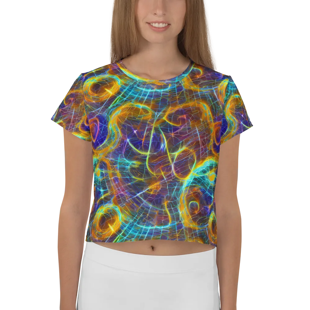 Sonic Vortex on Crop Tee — Front