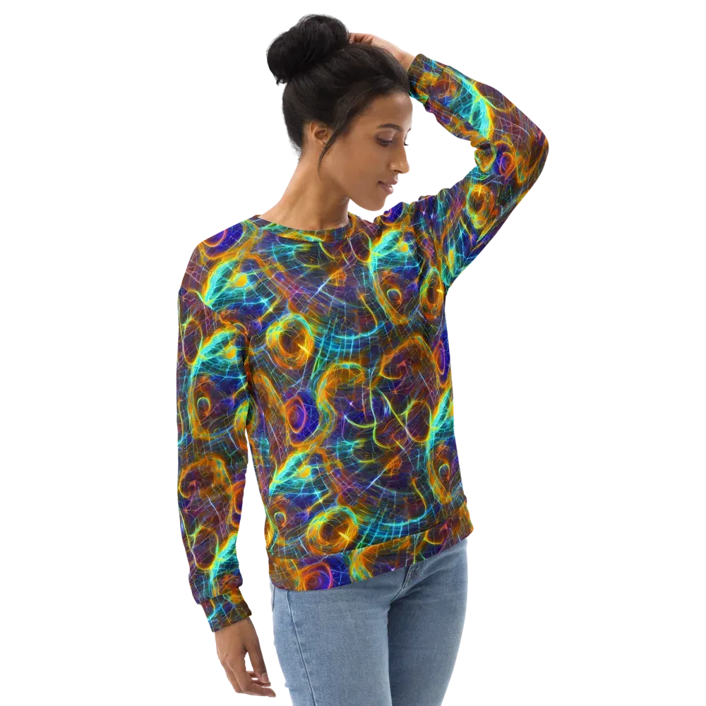 Sonic Vortex on Sweatshirt — Right Front