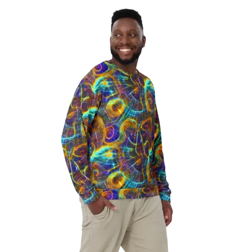 Sonic Vortex on a Sweatshirt