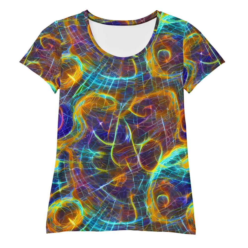 Sonic Vortex on Women's Athletic T-Shirt — Front