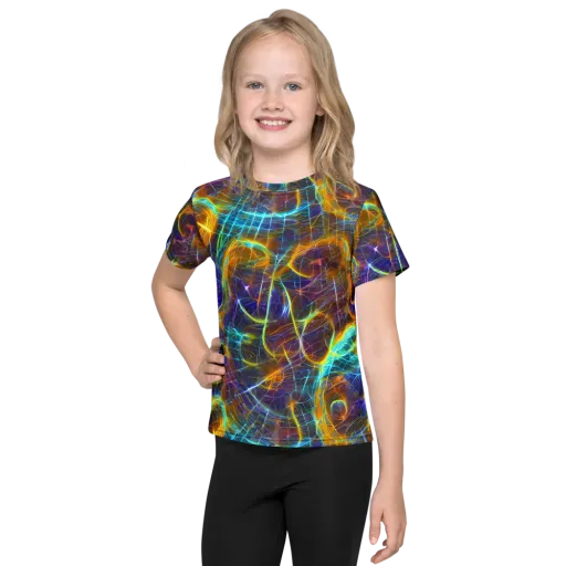 Sonic Vortex on a Kids Crew Neck T-Shirt