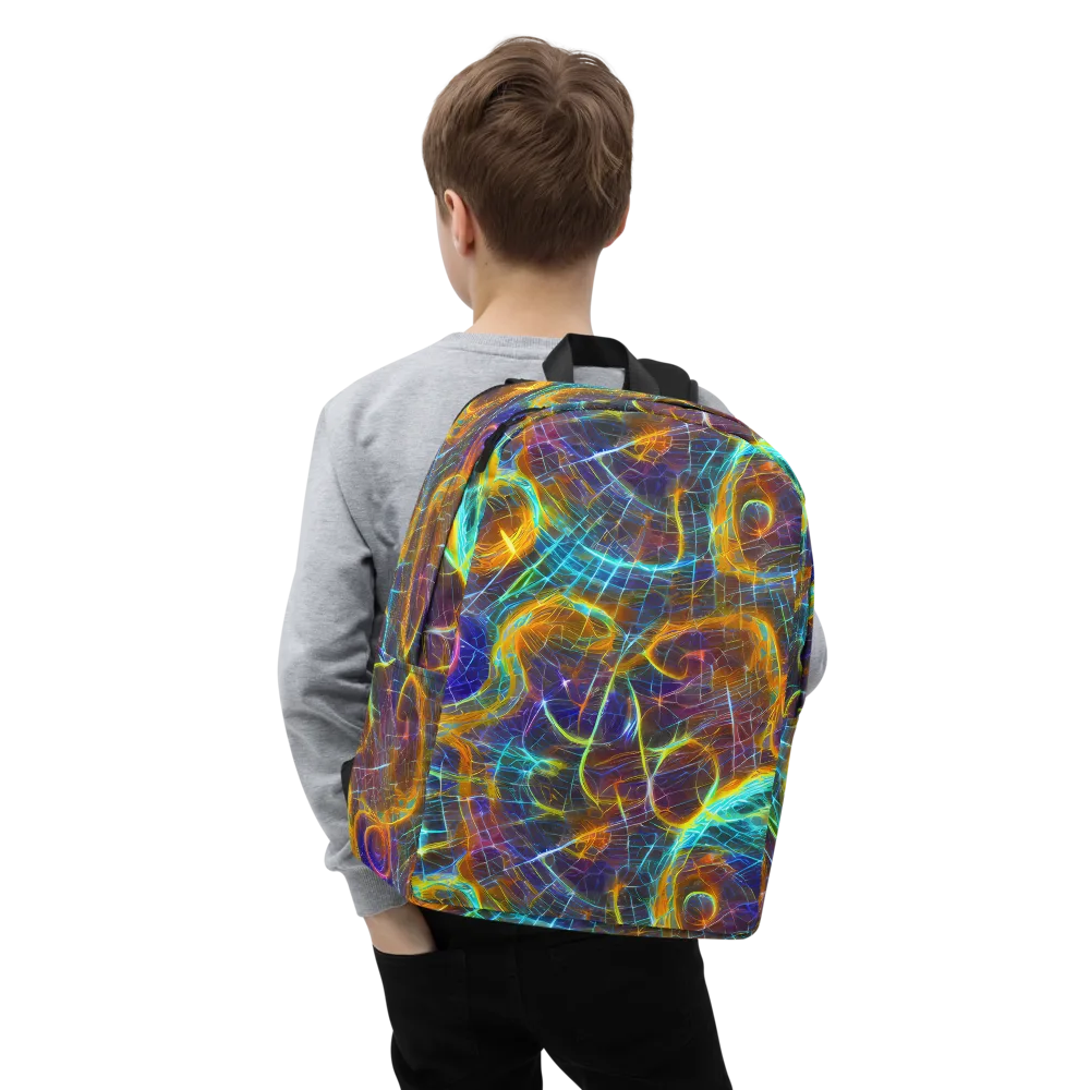 Sonic Vortex on Minimalist Backpack — Zoomed-in