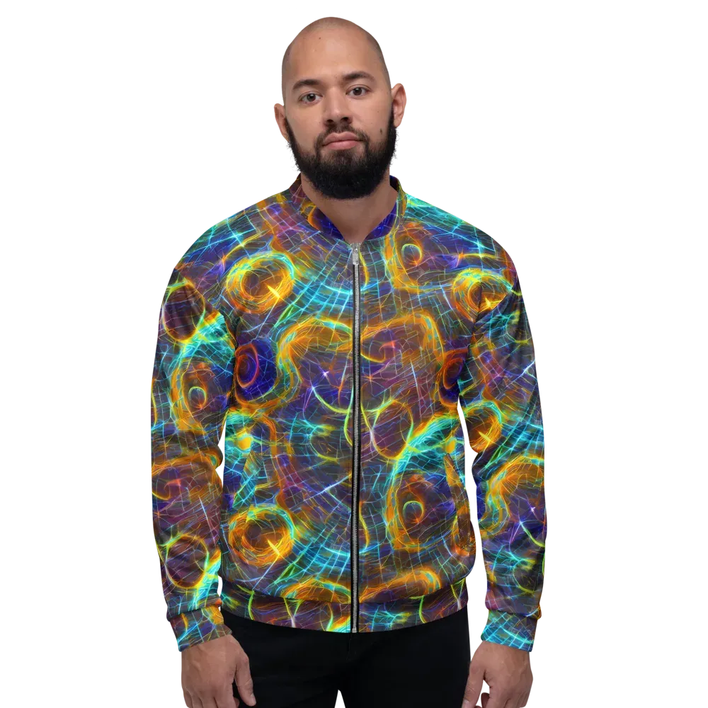 Sonic Vortex on Bomber Jacket — Front