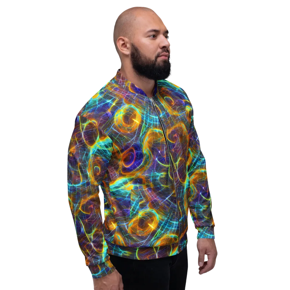 Sonic Vortex on Bomber Jacket — Right