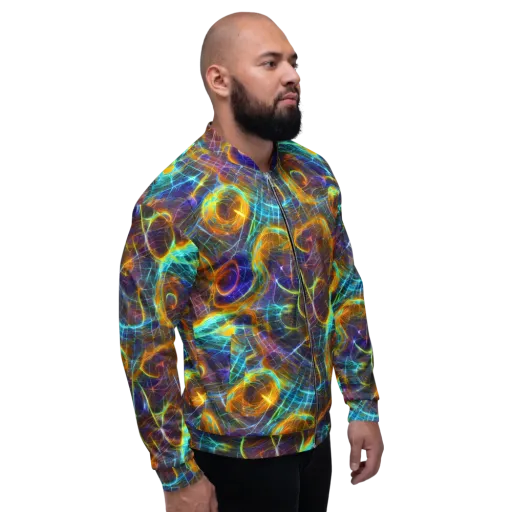 Sonic Vortex on a Bomber Jacket