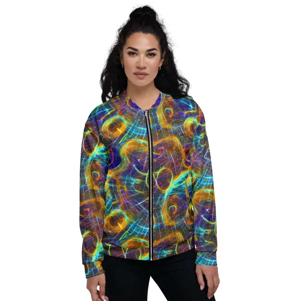 Sonic Vortex on Bomber Jacket — Front