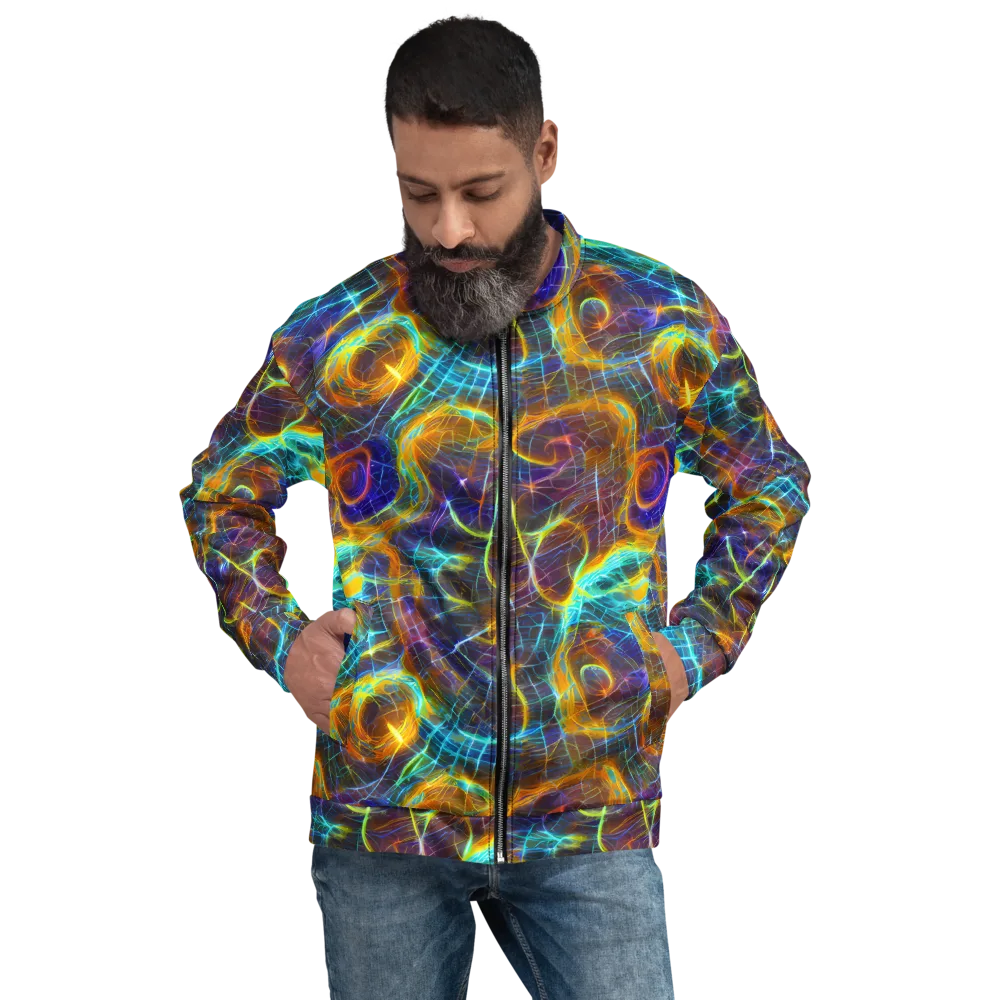 Sonic Vortex on Bomber Jacket — Front