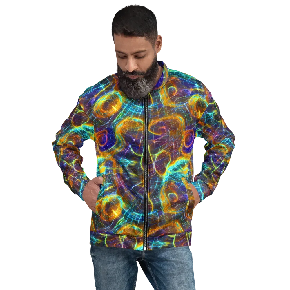 Sonic Vortex on Bomber Jacket — Front