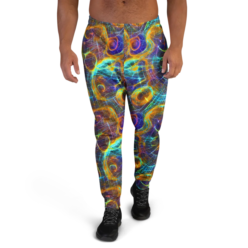 Sonic Vortex on Men's Joggers — Front