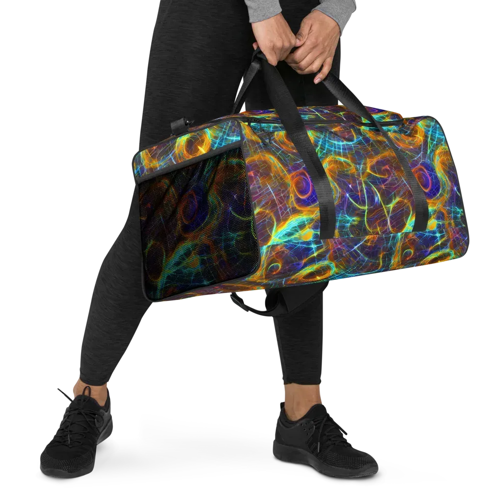 Sonic Vortex on Duffle Bag — Right Front