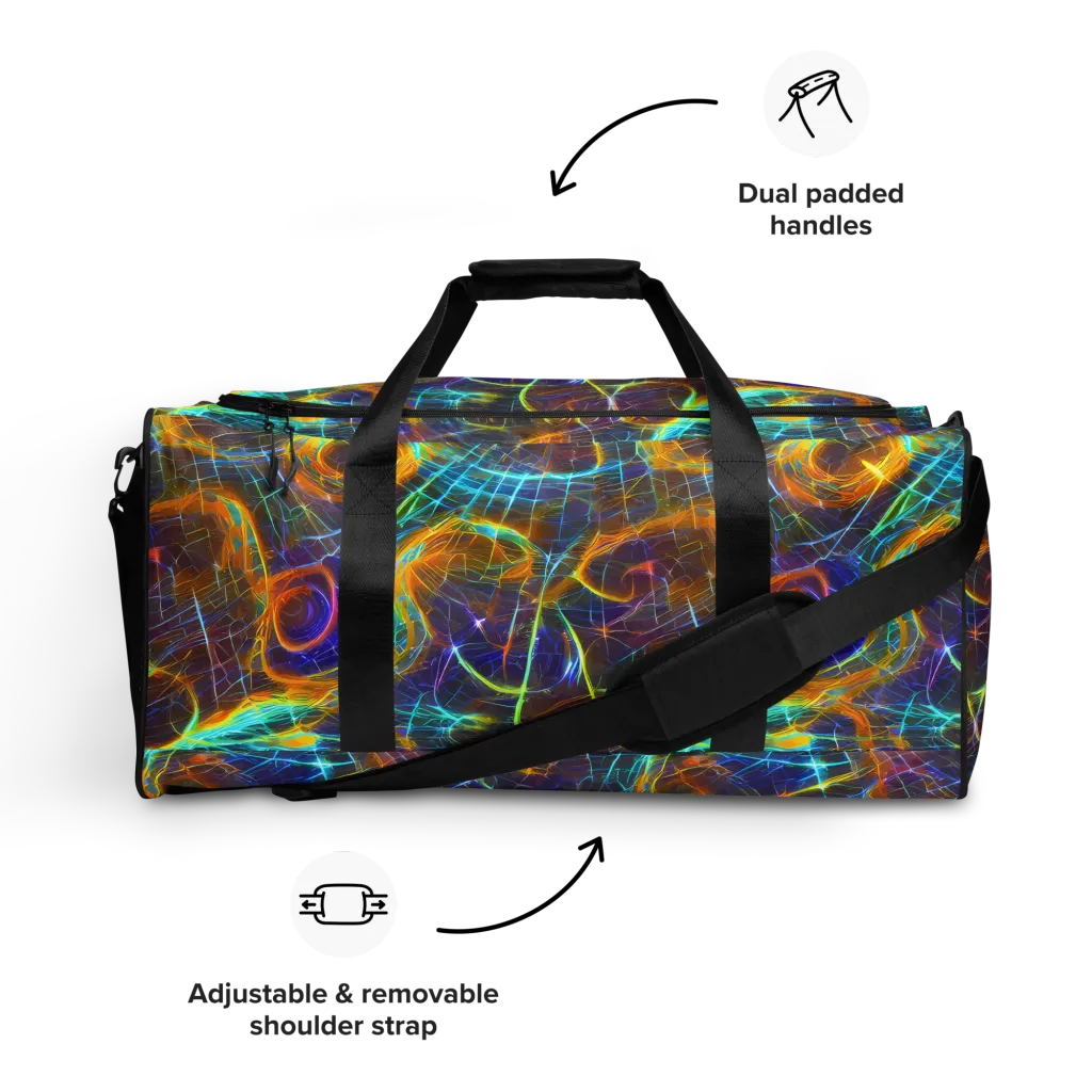 Sonic Vortex on Duffle Bag — Front