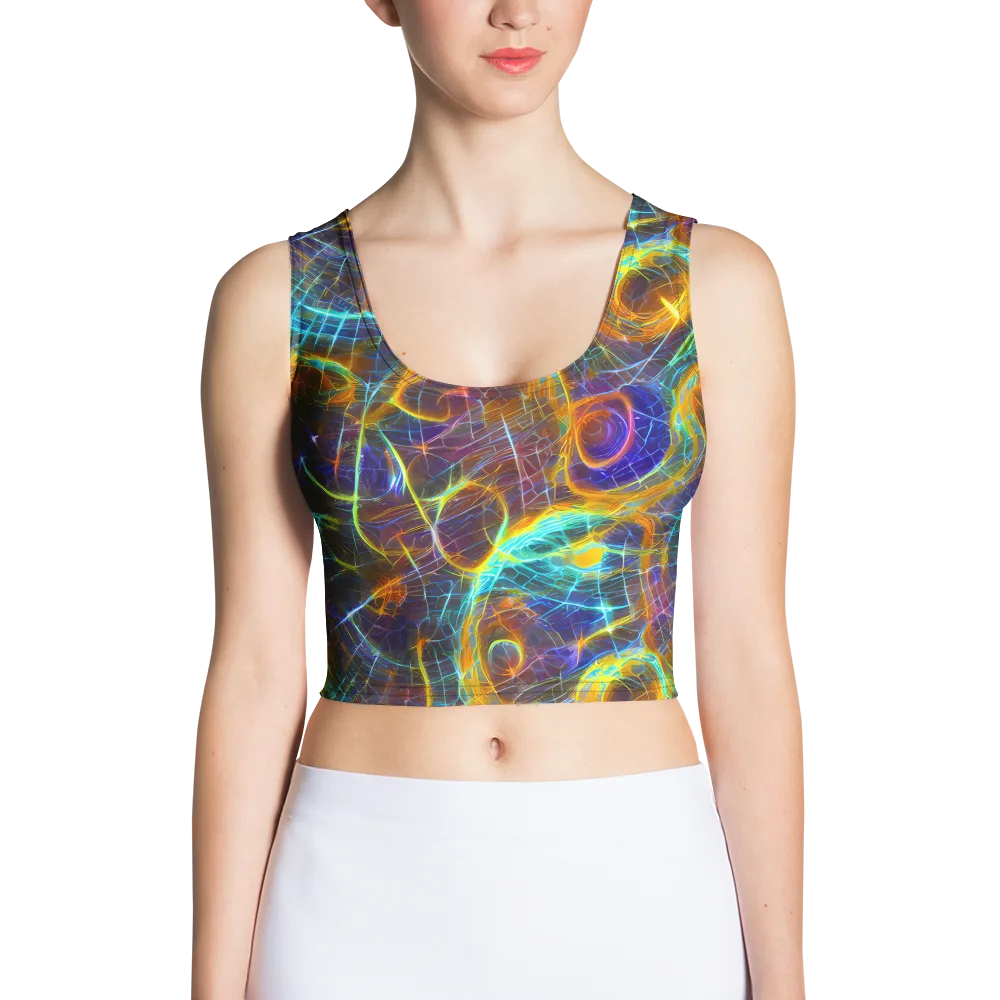Sonic Vortex on Crop Top — Front