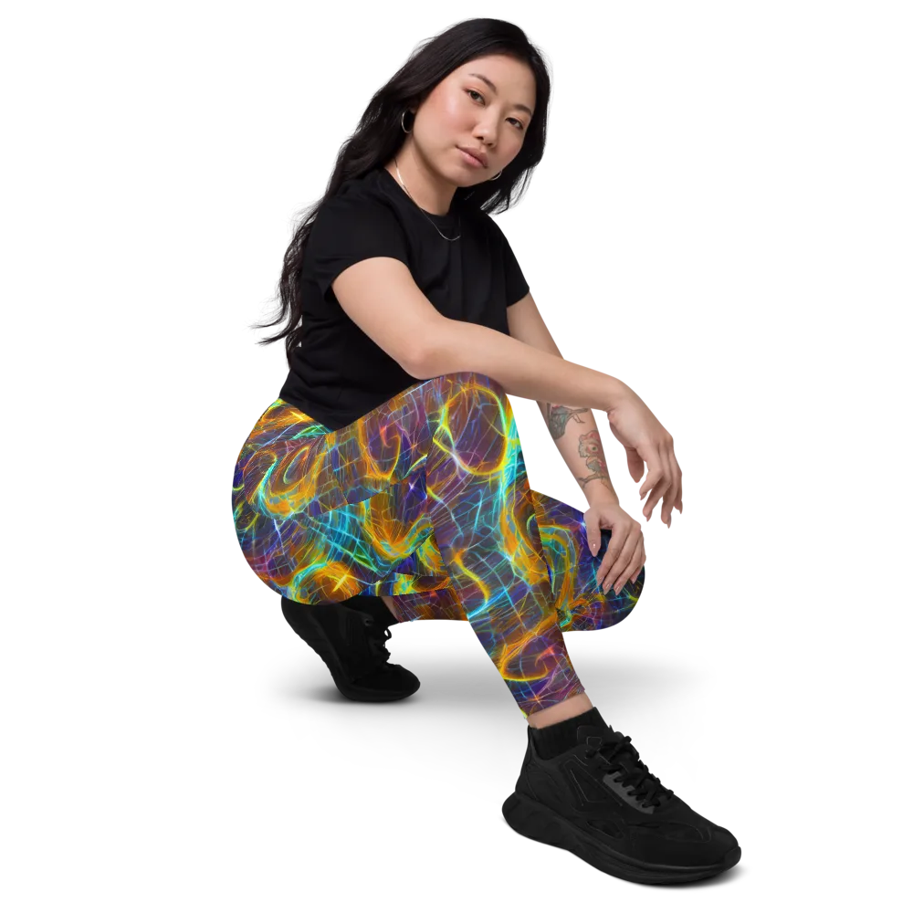 Sonic Vortex on Leggings with Pockets — Right Front