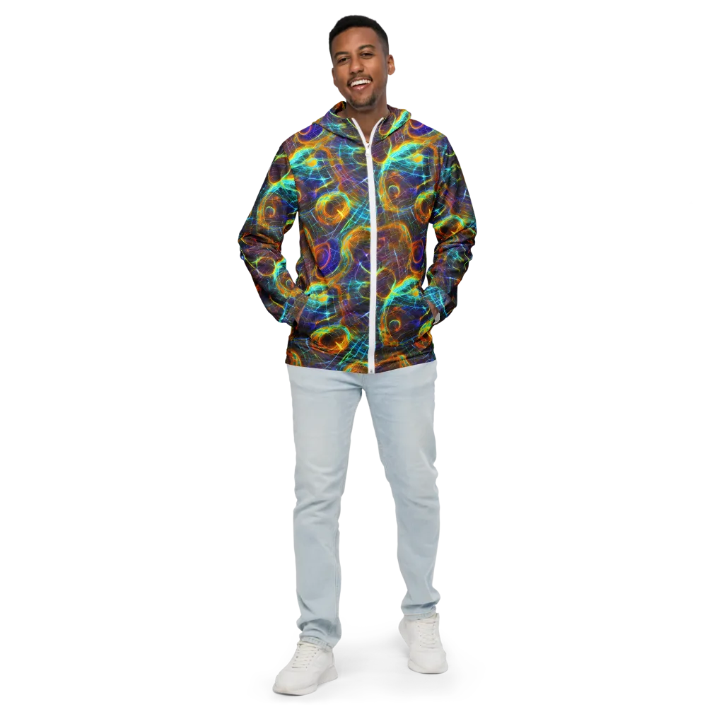 Sonic Vortex on Men's Windbreaker — Front