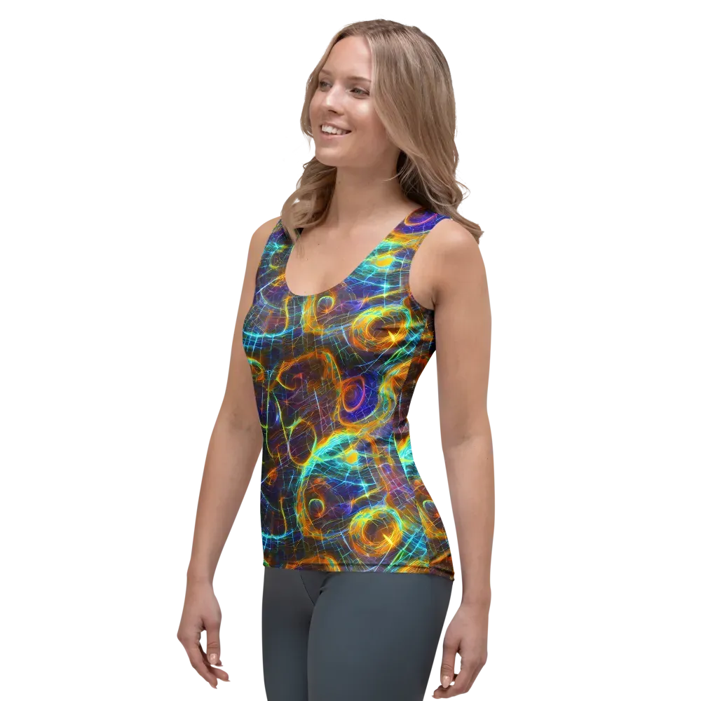 Sonic Vortex on Women's Tank Top — Left Front