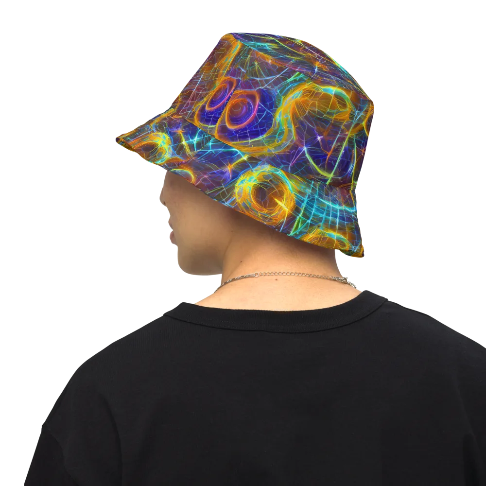 Sonic Vortex on Reversible Bucket Hat — Back Inside