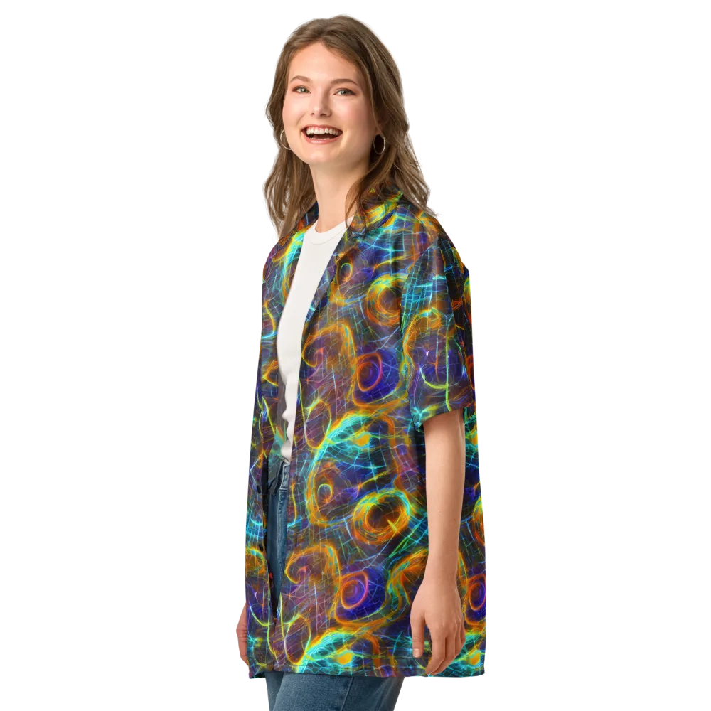 Sonic Vortex on Button Shirt — Left Front