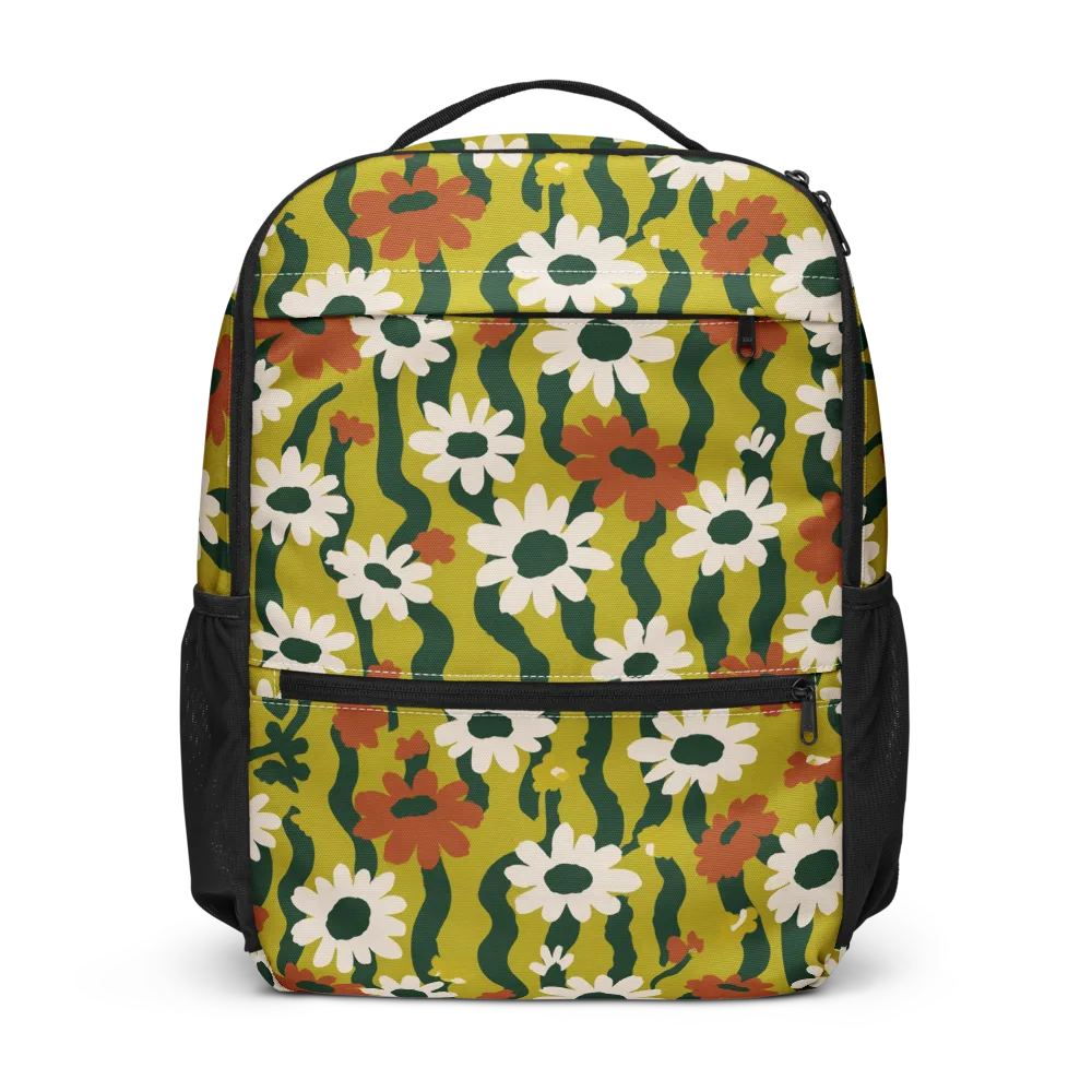 Wildflower Current on Utility Backpack — Front