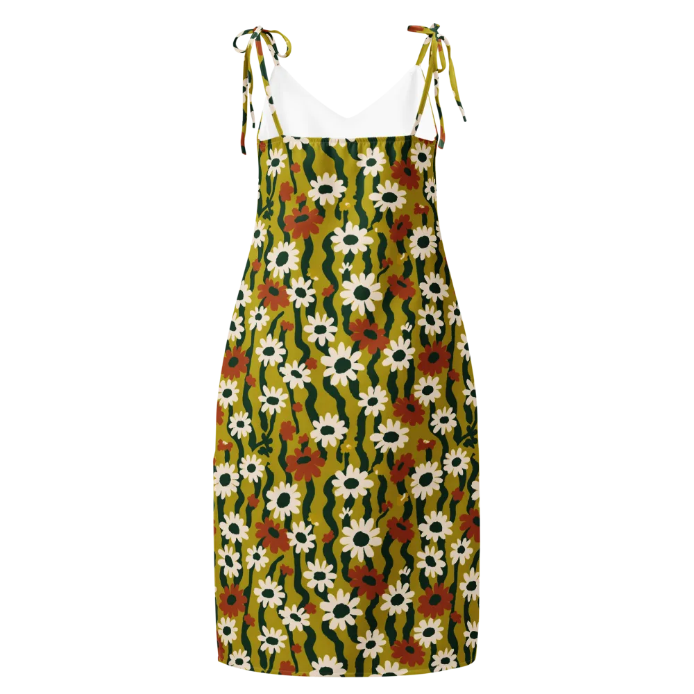 Wildflower Current on Slip Dress — Back