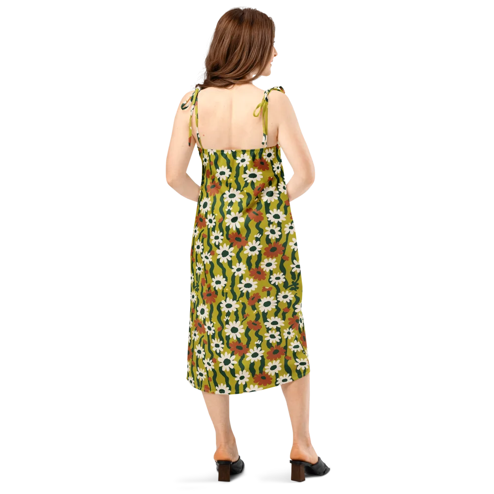 Wildflower Current on Slip Dress — Back