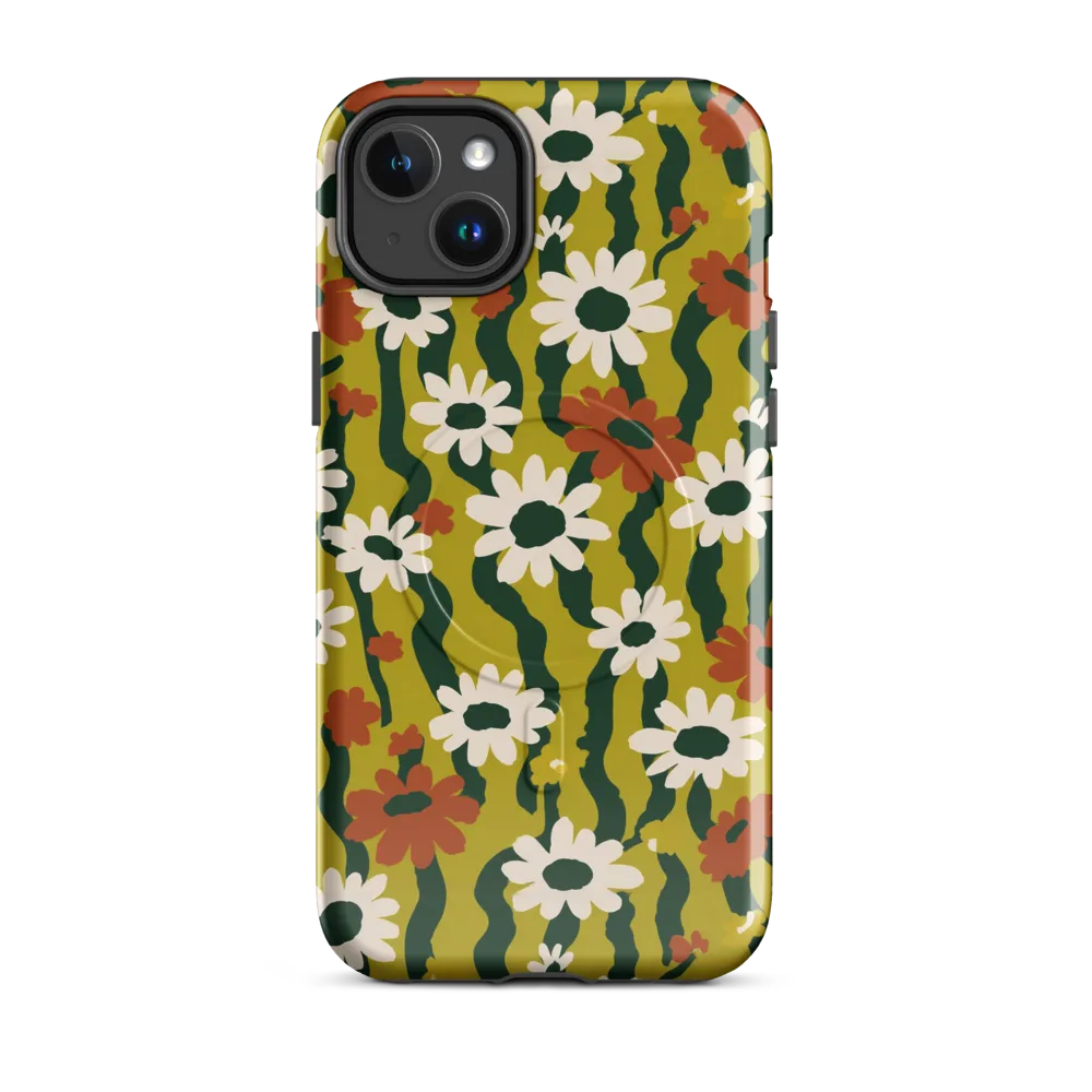 Wildflower Current on MagSafe Tough Case for iPhone® — Front