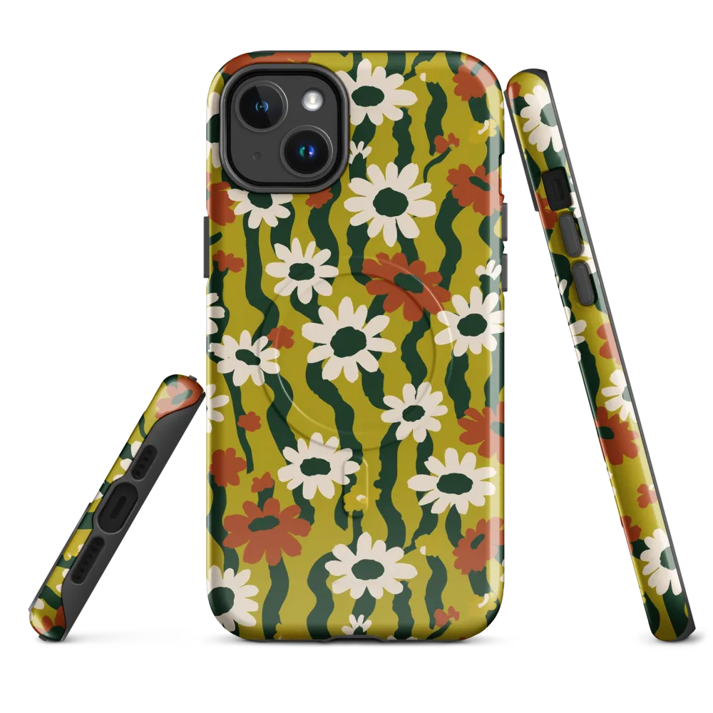 Wildflower Current on MagSafe Tough Case for iPhone® — Front