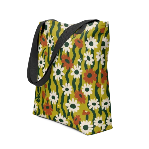 Wildflower Current on a Tote Bag