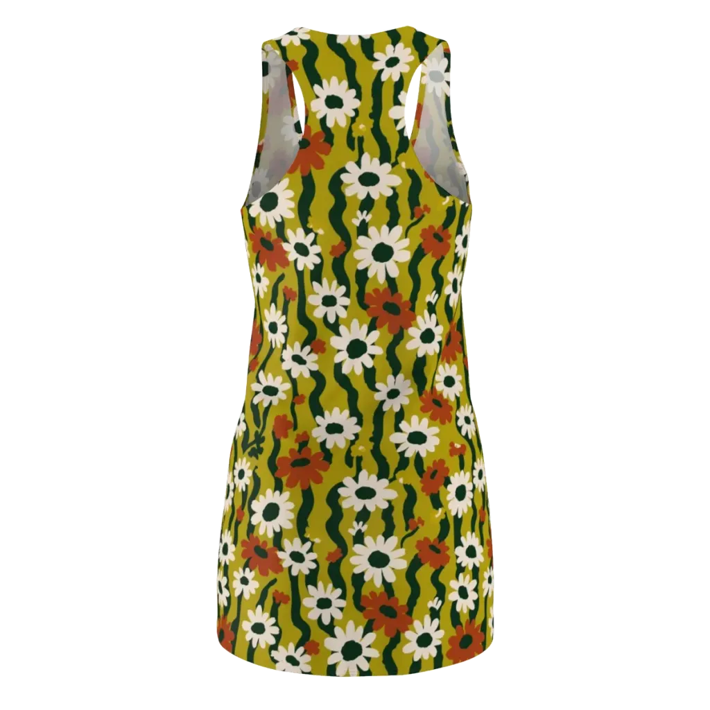 Wildflower Current on Racerback Dress — Back