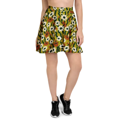 Wildflower Current on a Skater Skirt