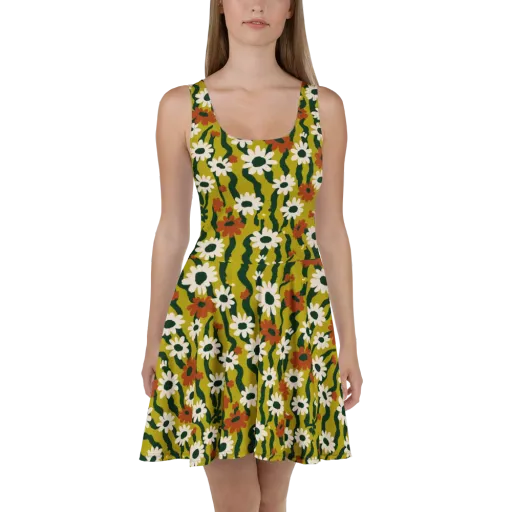 Wildflower Current on a Skater Dress
