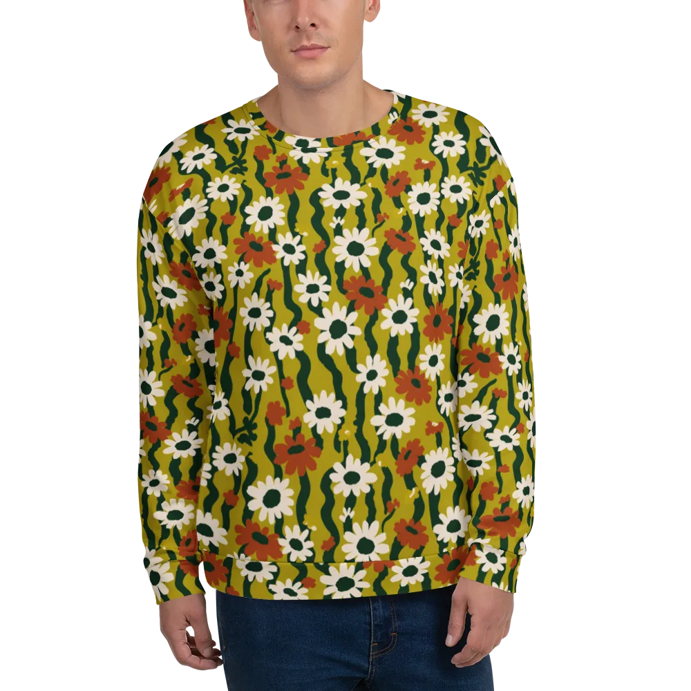 Wildflower Current on Sweatshirt — Front