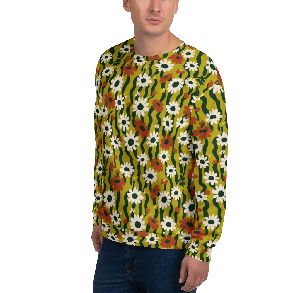 Wildflower Current on Sweatshirt — Left Front