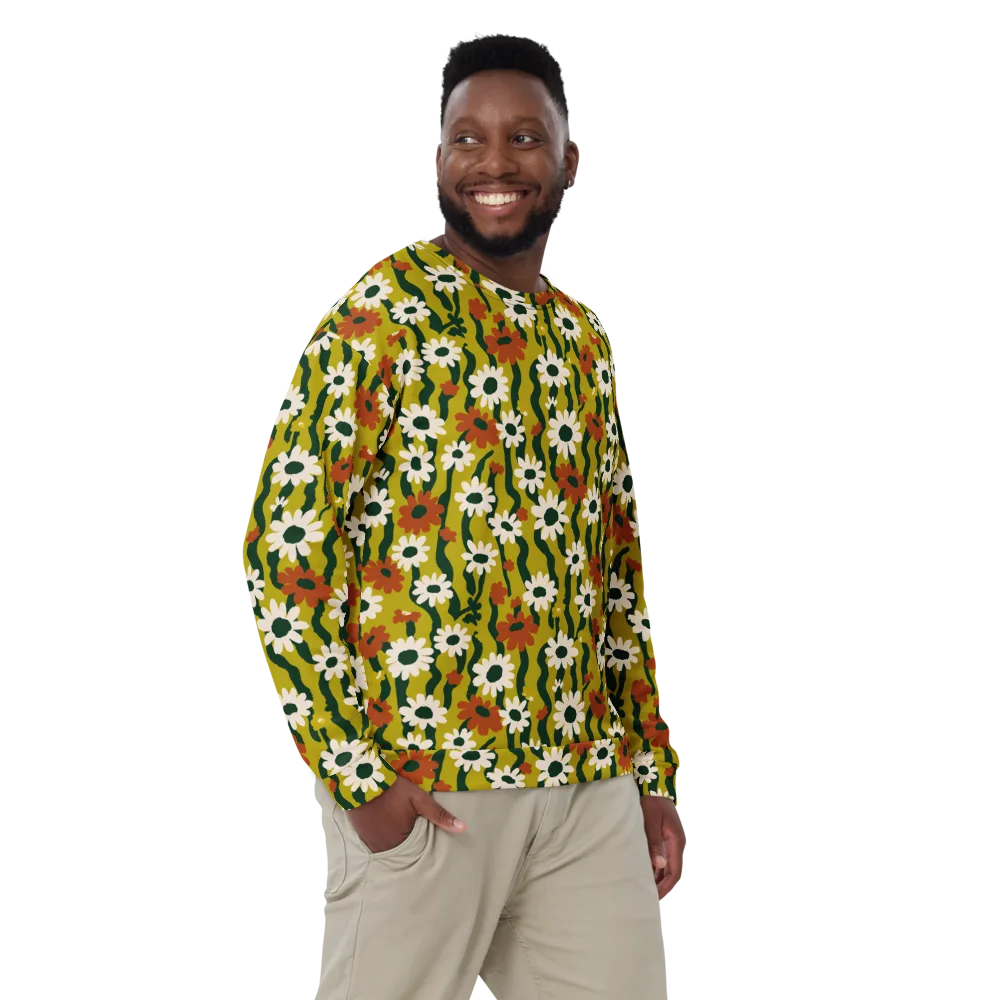 Wildflower Current on Sweatshirt — Front