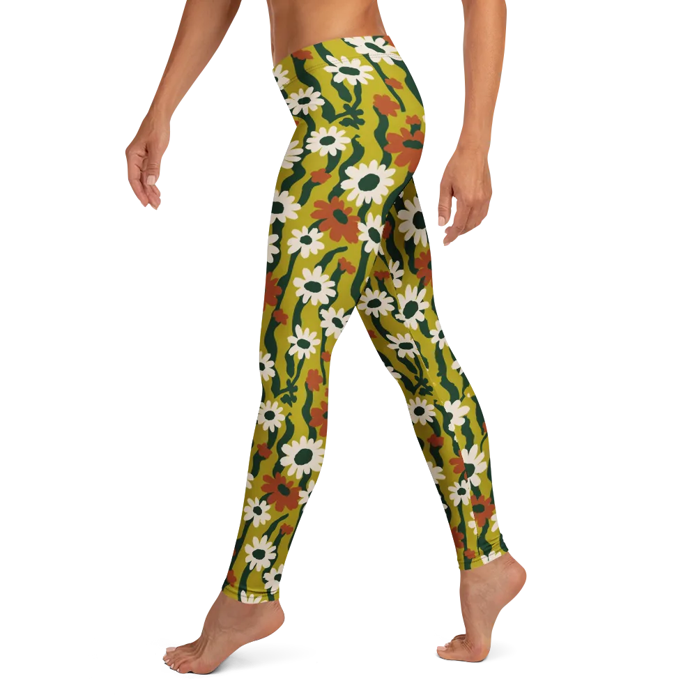 Wildflower Current on Leggings — Left