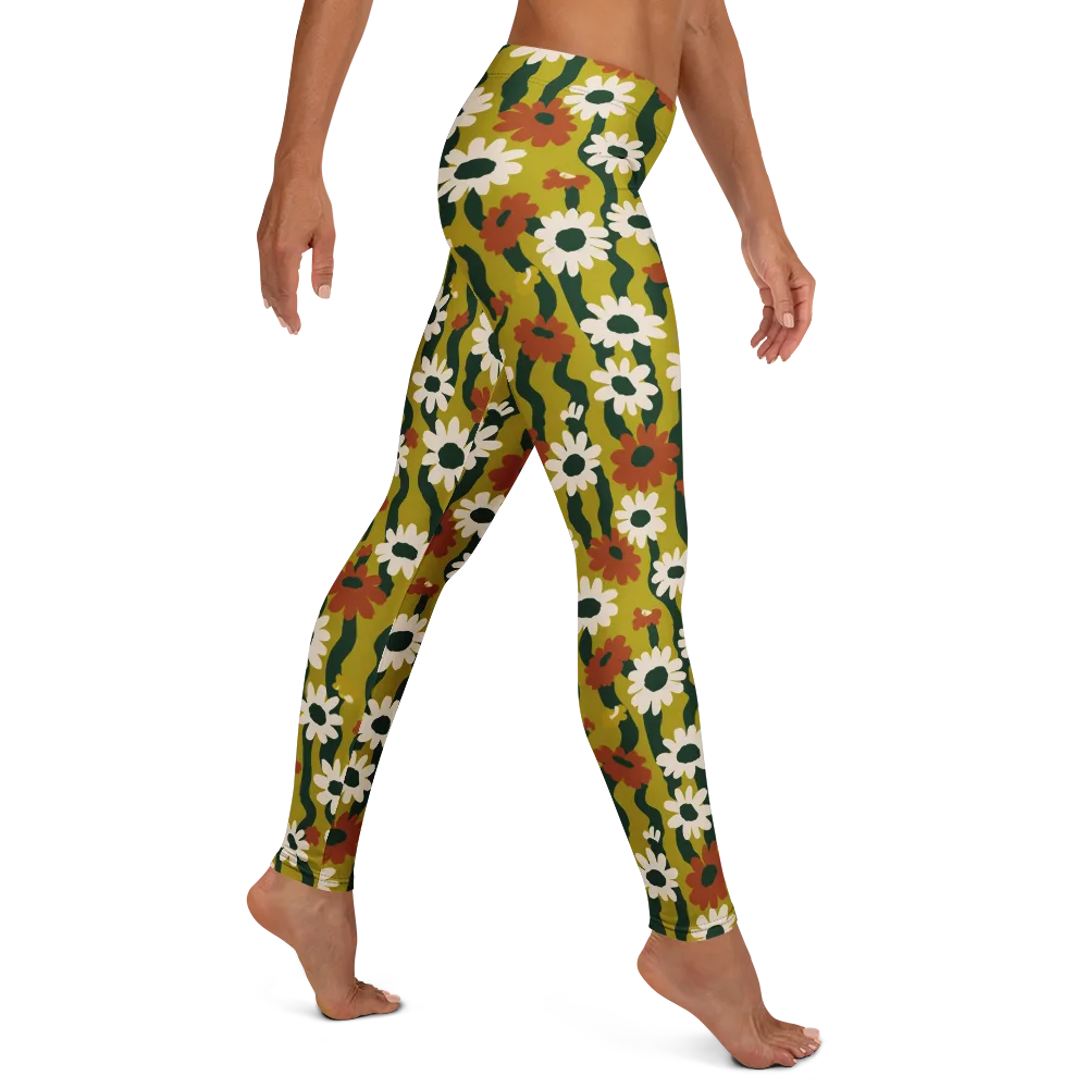 Wildflower Current on Leggings — Right