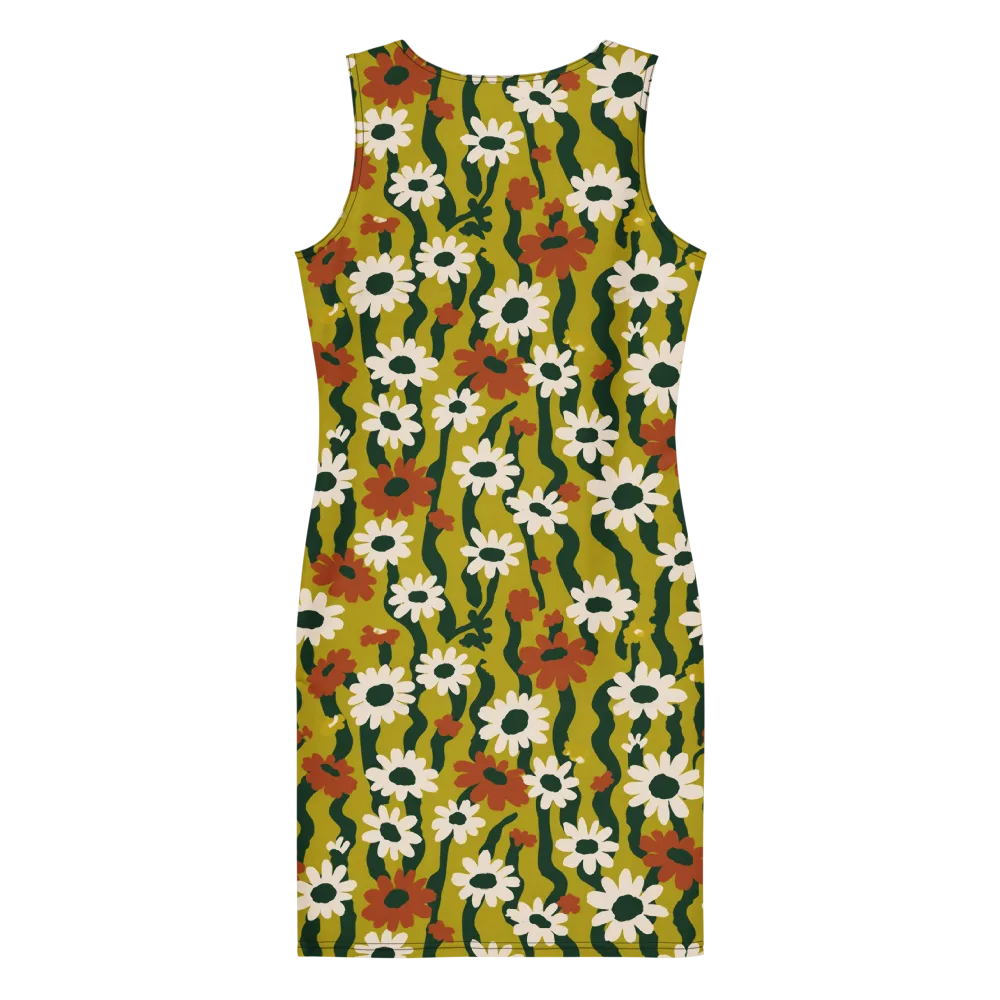 Wildflower Current on Bodycon Dress — Back