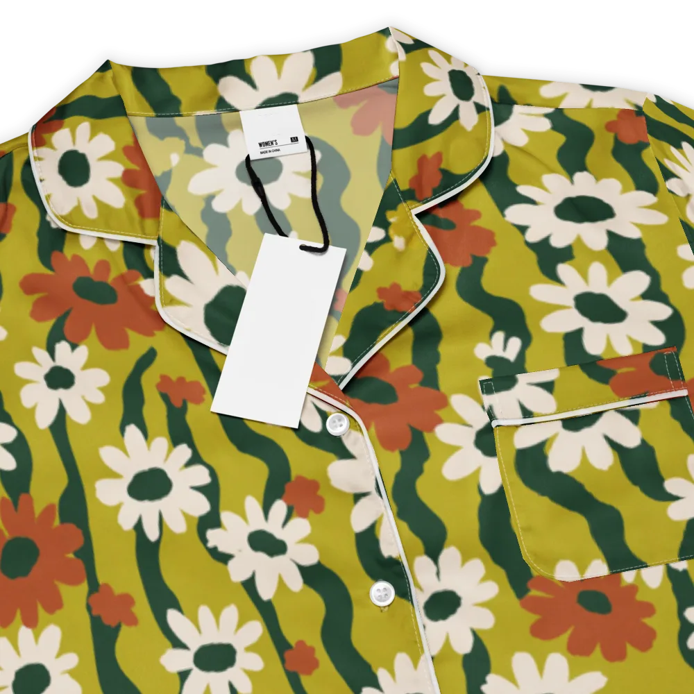 Wildflower Current on Women's Short Sleeve Pajama Top — Product details