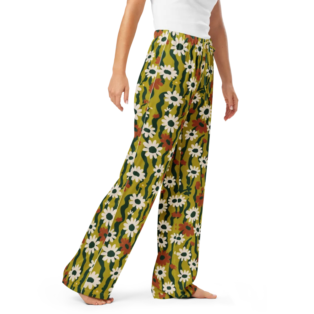 Wildflower Current on Women's Pajama Pants — Right Front