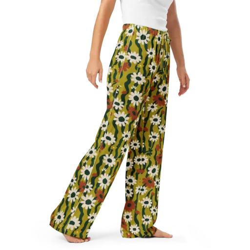 Wildflower Current on a Women's Pajama Pants