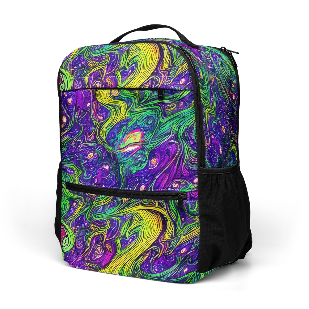 Psychic River on Utility Backpack — Left Front