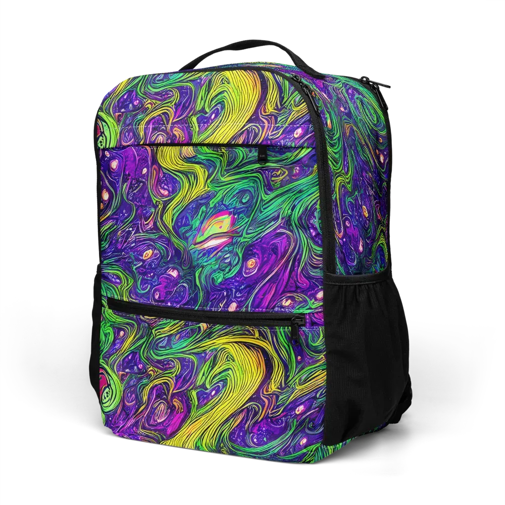 Psychic River on Utility Backpack — Left Front
