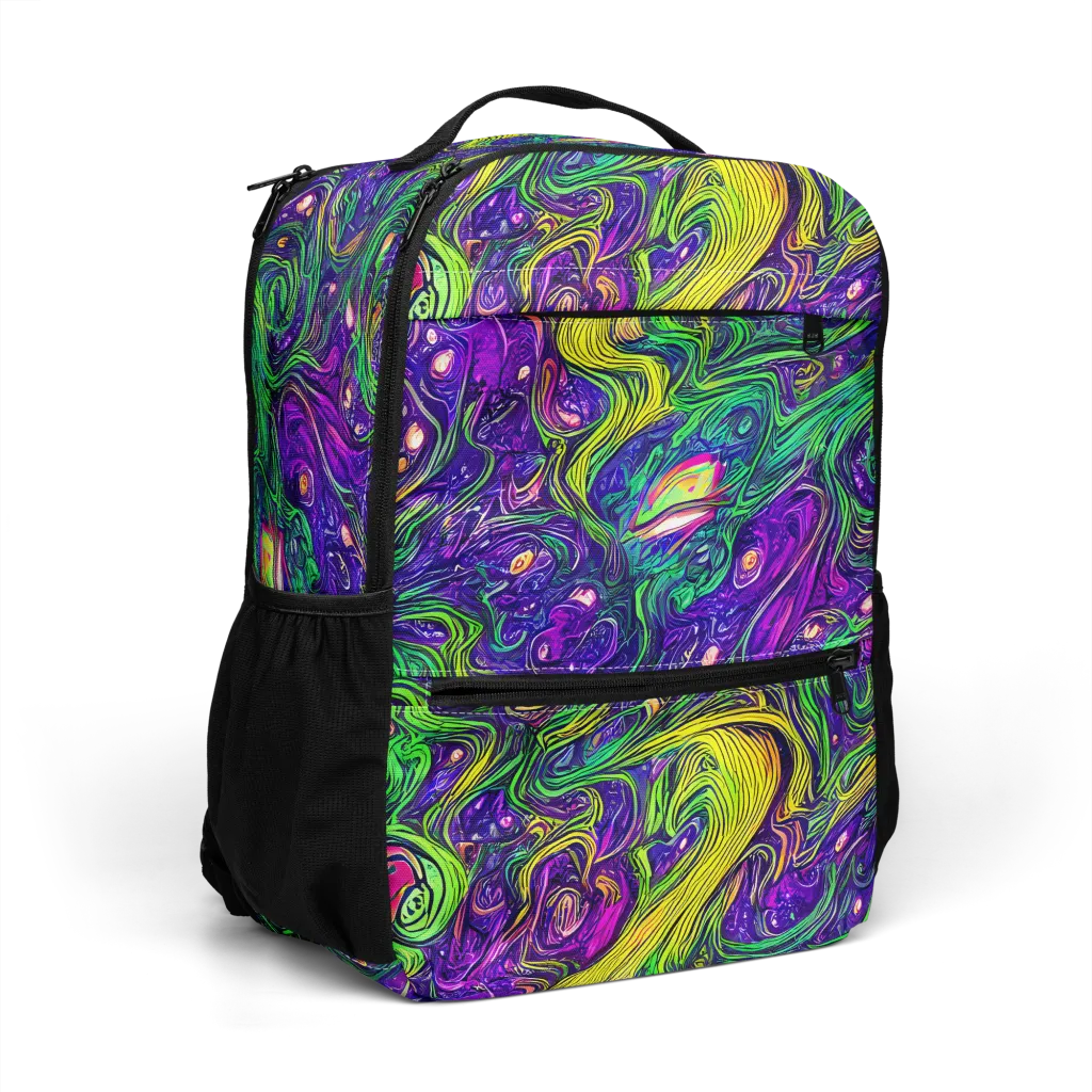 Psychic River on Utility Backpack — Right Front