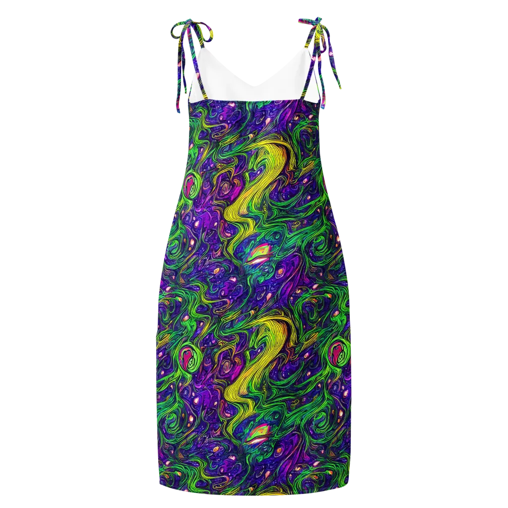 Psychic River on Slip Dress — Back
