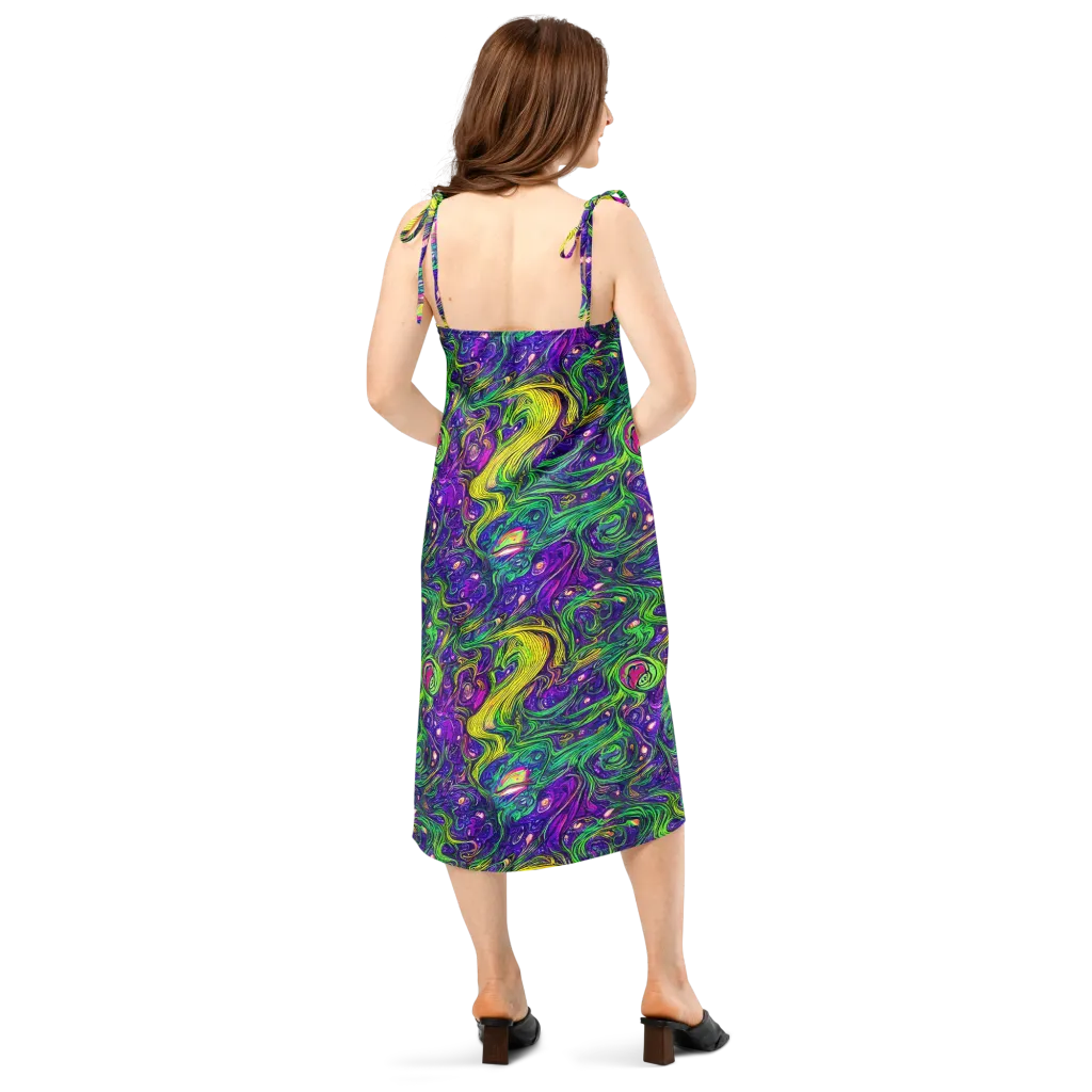 Psychic River on Slip Dress — Back